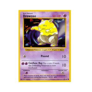 Drowzee Pokémon Card - Base Set 2 - 49/102 - WOTC 1999